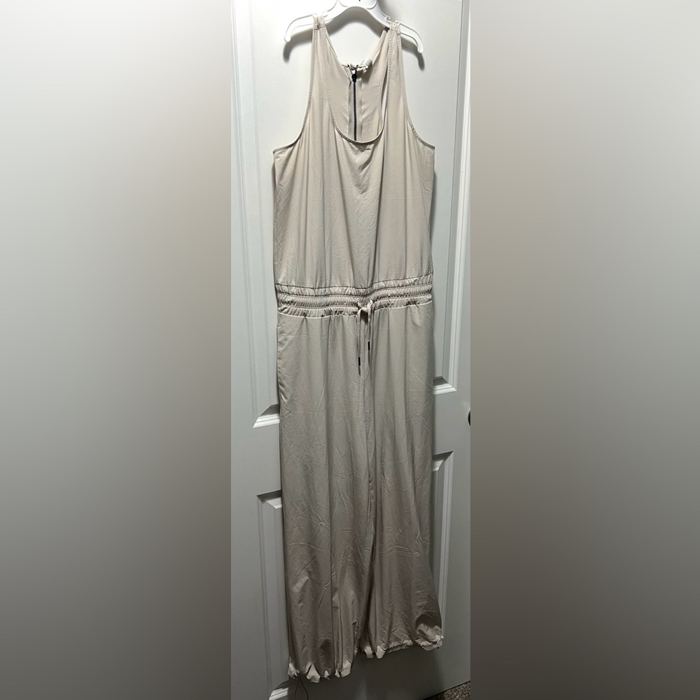 Athleta Cream Jumpsuit